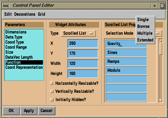 Chapter 4. Editing Control Panels and Functions