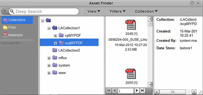 Selecting a Namespace to Replicate