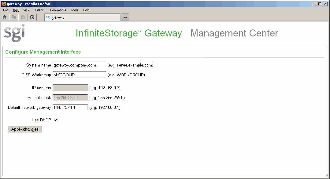 Server Name and IP Address Using Dedicated
DHCP