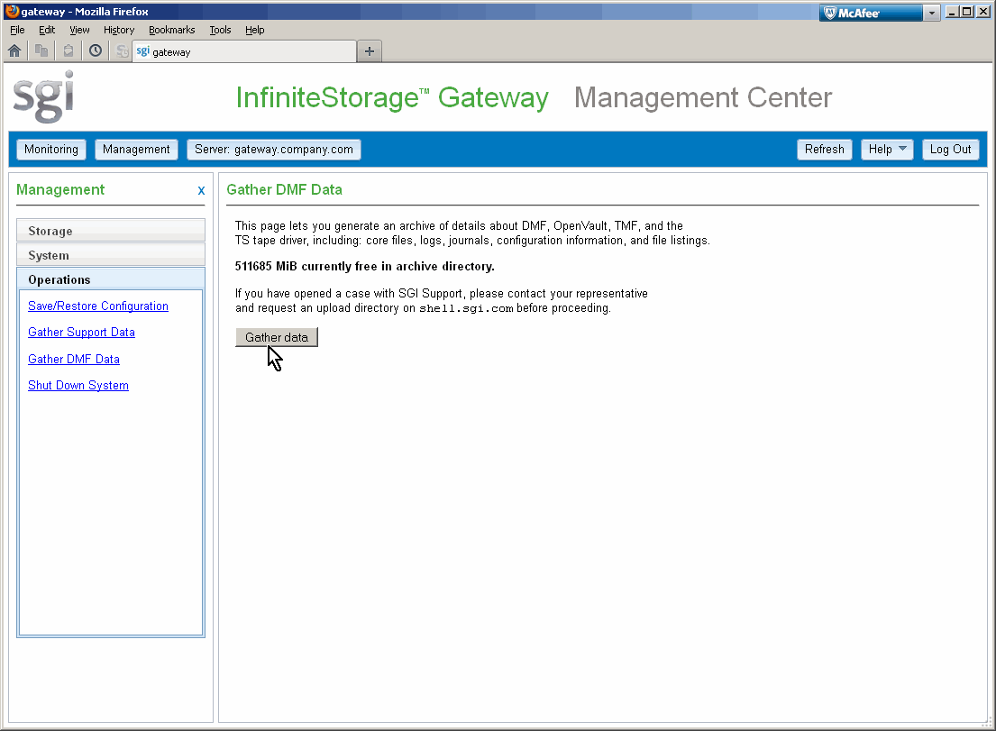Gather DMF Data