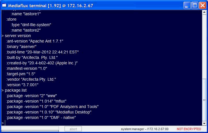 Listing LiveArc AE Installation Information
