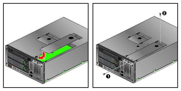 Replacing the IA Blade PCI Access Door