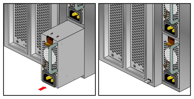 Replacing an IRU Power Supply