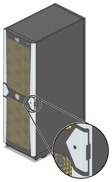Tall (42U) Altix Rack and Front Lock