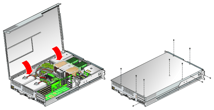Closing the System Cover