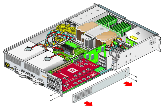 Removing the XG2N Graphics Card Bracket
