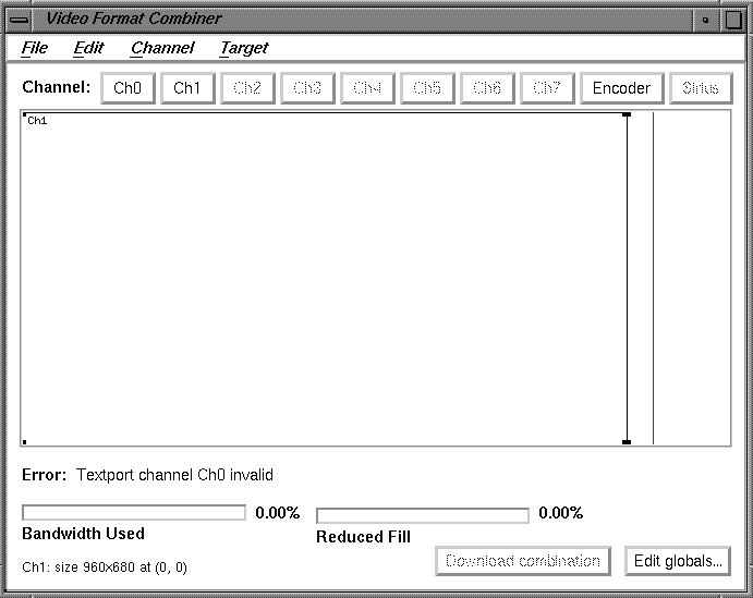 Figure 1-13 Textport Error Message on the Main Window