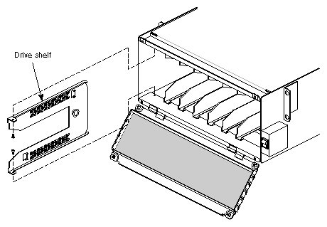 Figure 5-6 Removing a Drive Shelf From the SCSIBox 2