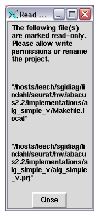 Write-Protect File Notification